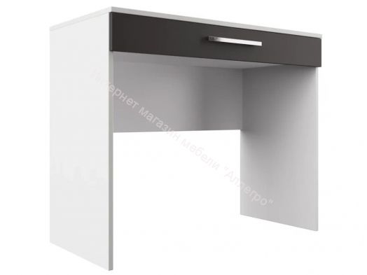 Туалетный столик Джолин ПМ 245.09 исп. 3 Графит Софт, Белый