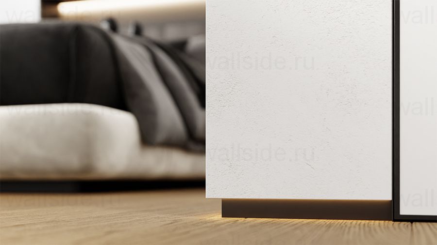 Теневой плинтус FD-04 чёрный