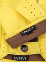 Жёлтые автомобильные перчатки ш/п LB-1005 lemon