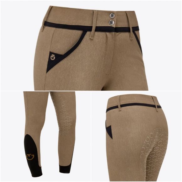 Бриджи Cavalleria Toscana FW'22 полная лея силикон. Женские.