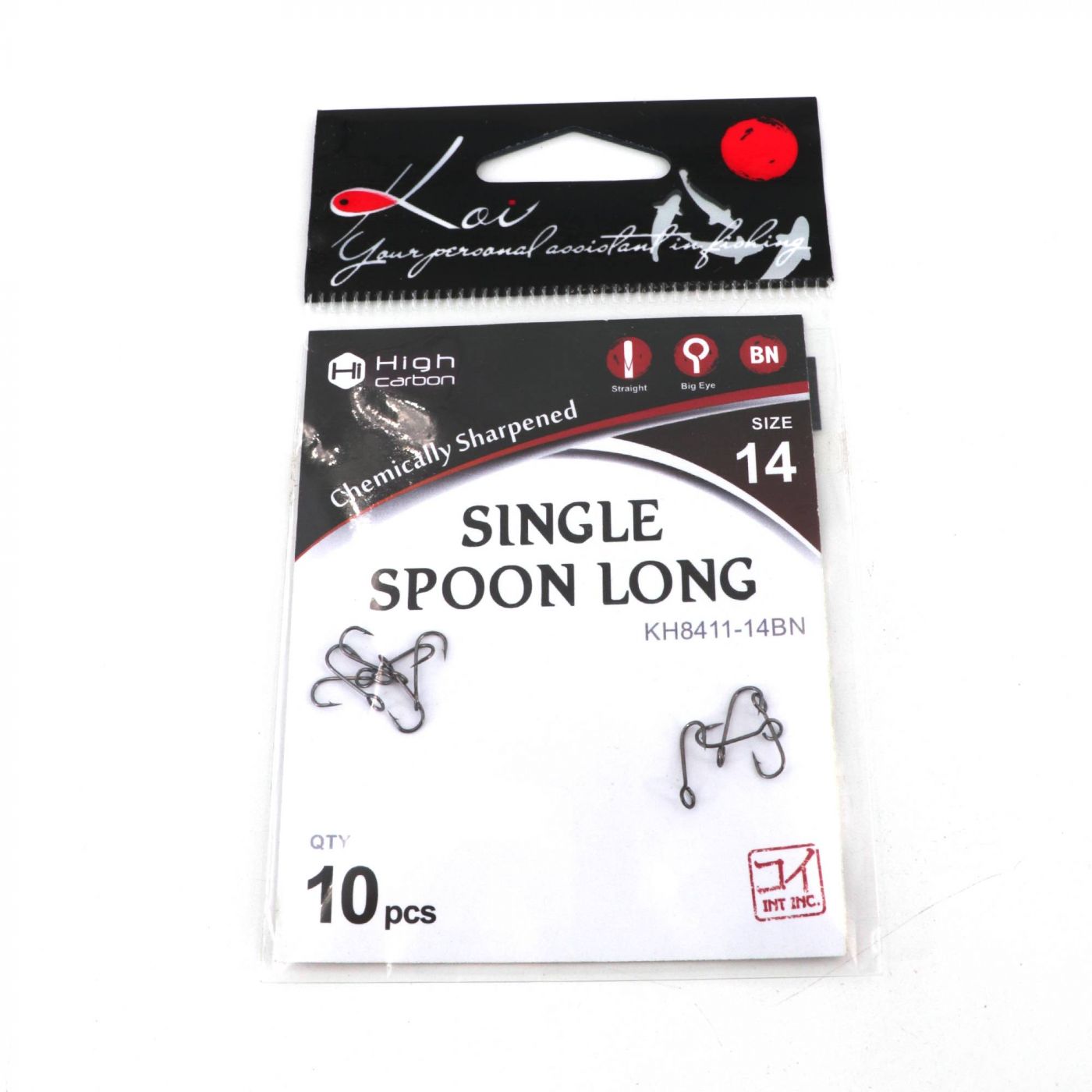 Крючок KOI "SINGLE SPOON LONG" Уп. (10 шт.)