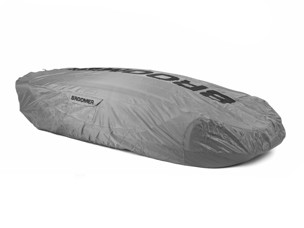 Чехол с логотипом для автобокса Broomer Venture. Цвет: Серый