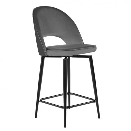 Стул полубарный Leo с поворотным механизмом, 
материал и цвет под заказ