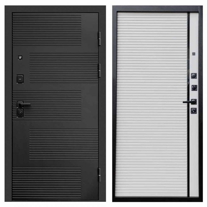 Входная дверь Termo-door Фаворит BLACK Porte white