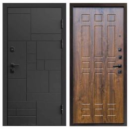 Входная дверь Termo-door Квадро BLACK Спарта дуб