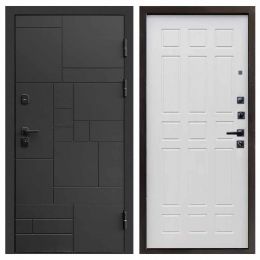 Входная дверь Termo-door Квадро BLACK Спарта лиственница