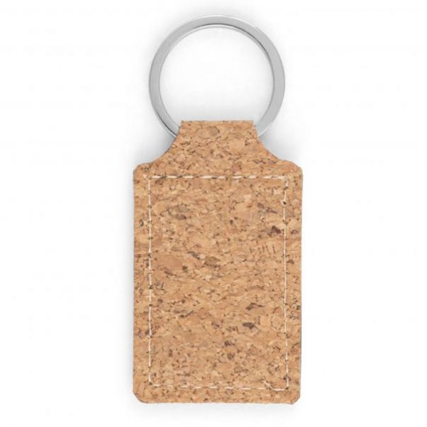 Брелок Cork Timber прямоугольный