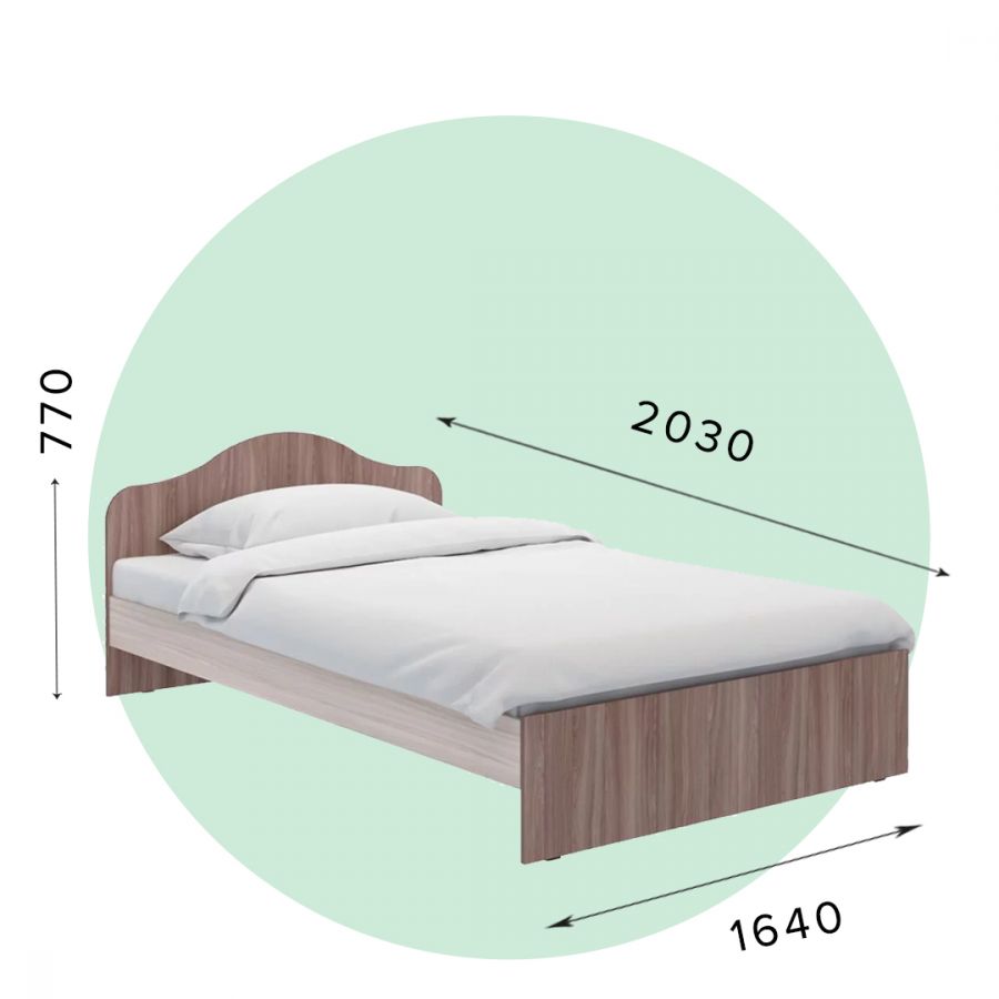 Кровать х1600