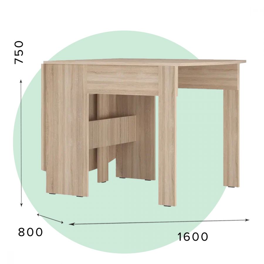 СтК-01 Стол книжка простая