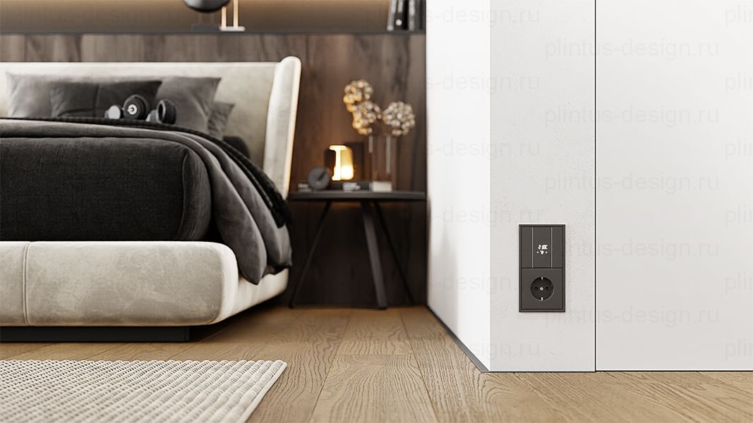 Микроплинтус для пола Коньяк