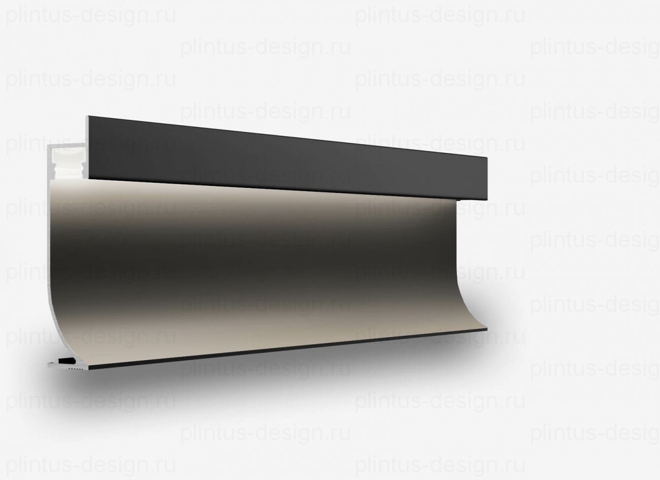 SC 1509 теневой радиусный плинтус Line Art