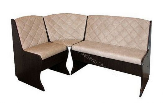 Кухонный уголок Барон 2 (скамья), венге/замша бежевая