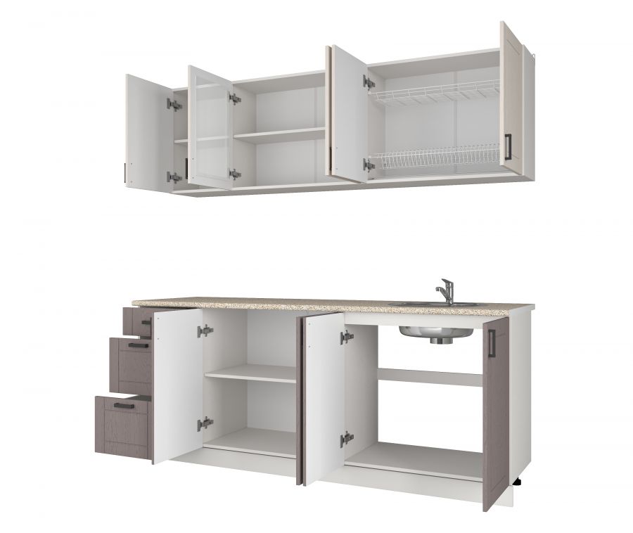 Кухонный гарнитур ЛЕГЕНДА-10 ПВХ х2,0м