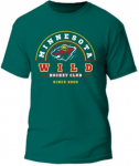 Футболка "Minnesota Wild" (Classic) печать, зеленая