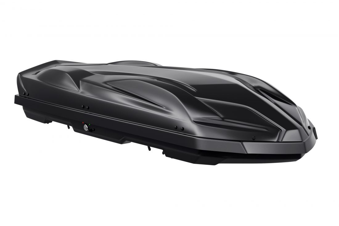 Автобокс Cybort F1 206x86x33, 410л, двухсторонний, быстросъемные крепления "Краб"