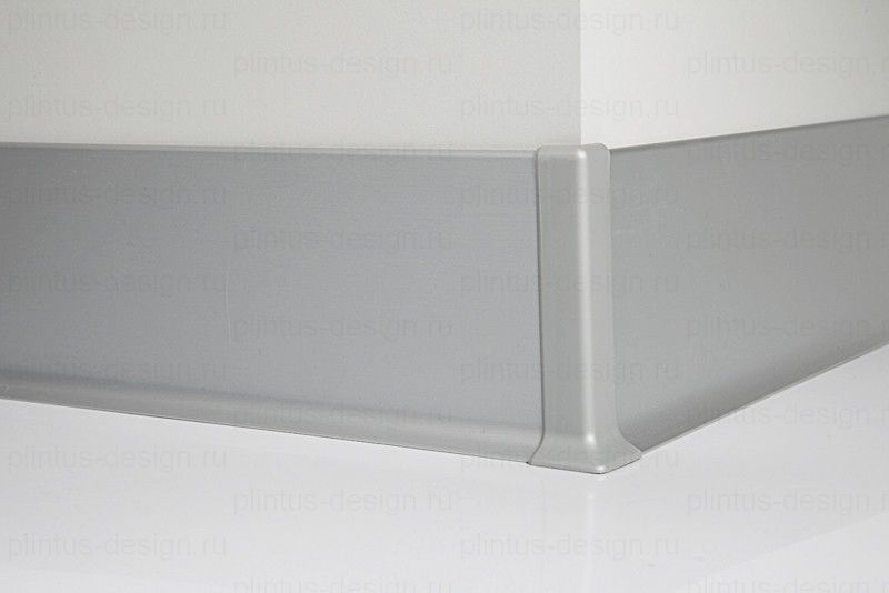 2156.01 плинтус алюминиевый 80 мм Декопрофиль