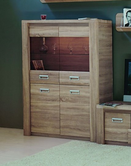 ГМ-5 Пенал со стеклом "Магнолия"