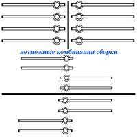 варианты сборки Margaroli Sole 622BN