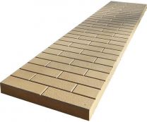 Плита для входной группы «Клинкерный кирпичик» (армированная)