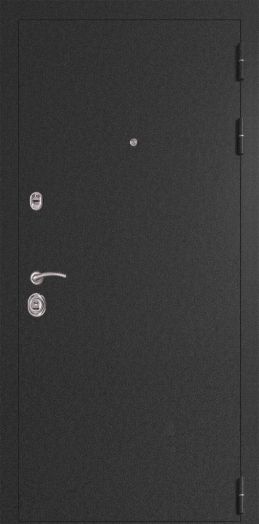 Входная дверь Command Doors Графит Зеркало Белый матовый