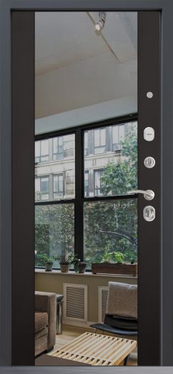 Входная дверь Command Doors Шале Зеркало Венге