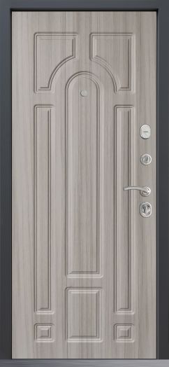 Входная дверь Command Doors Техно 17.02 Сандал белый