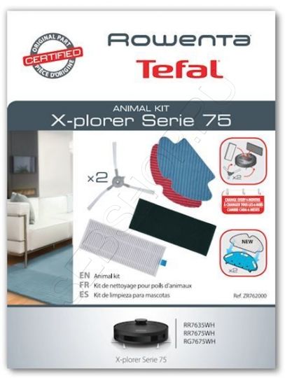 Комплект Animal Kit  робота-пылесоса TEFAL EXPLORER SERIE 75  моделей RG7675, RG7687. Артикул ZR762000.