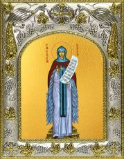 Икона Афанасия Эгинская преподобная (14х18)