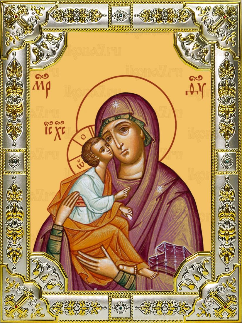 Акафистная икона Божией матери (18х24)