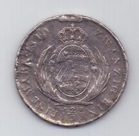 2/3 талера 1810 года Редкий год Саксония Германия