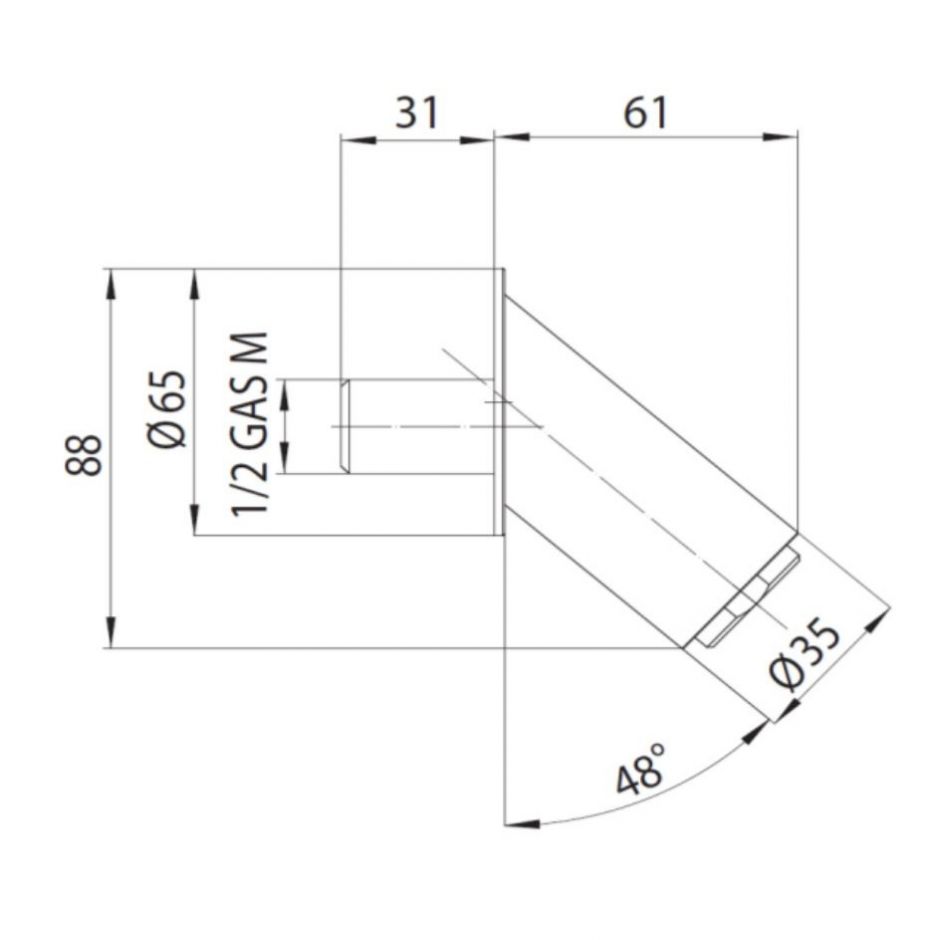 Излив Bossini Stilo E88100 ФОТО