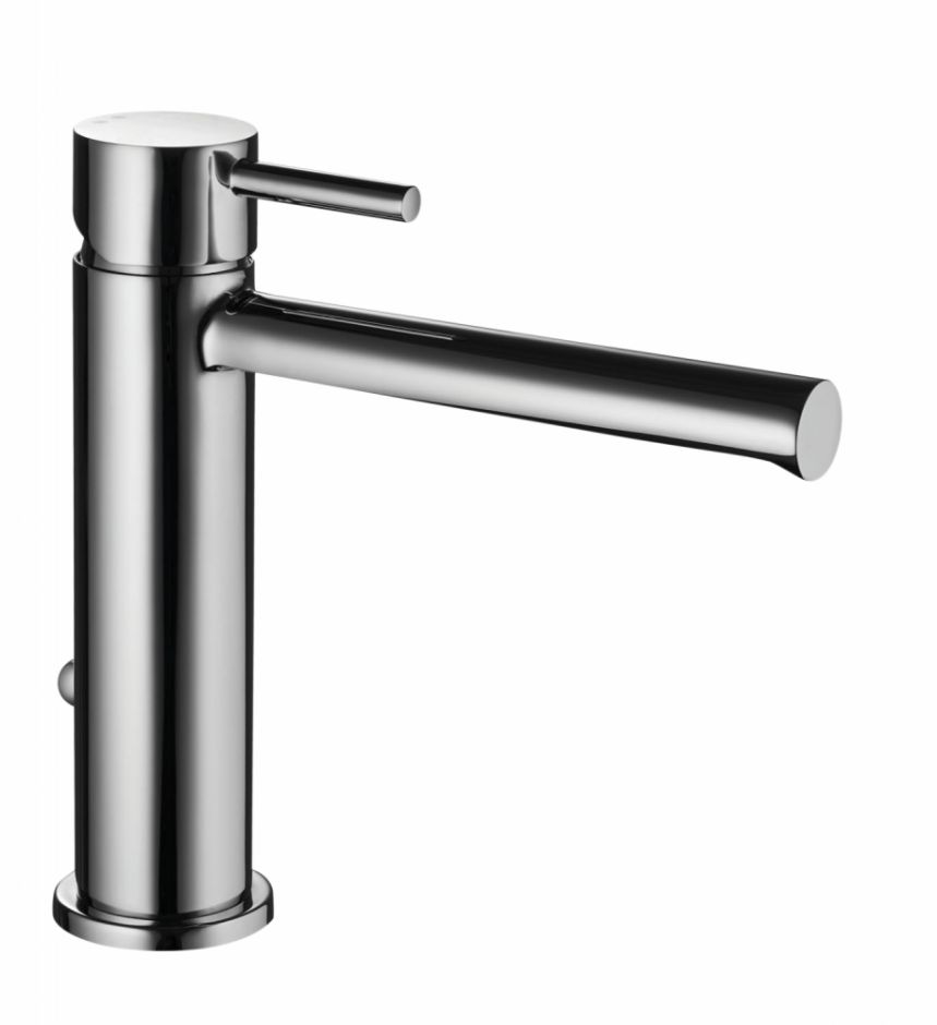 Изображение Хромированный смеситель с длинным изливом Bossini Cube Z005301.030 для раковины