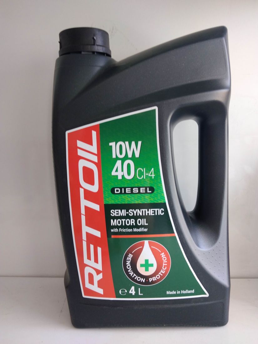 RETTOIL 10W-40 CI-4 Diesel (канистра 4 л) ГОЛЛАНДИЯ