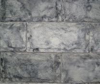 Бетонная фасадная плитка «Ростовский камень» (380x190x25) с оцинкованными закладными