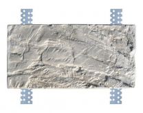 Бетонная фасадная плитка «Нирей» с оцинкованными закладными