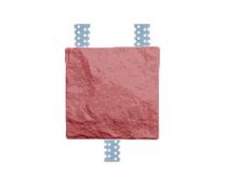 Бетонная цокольная плитка «Бастилия №2» с оцинкованными закладными