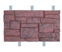 Бетонная цокольная плитка «Старая крепость» с оцинкованными закладными