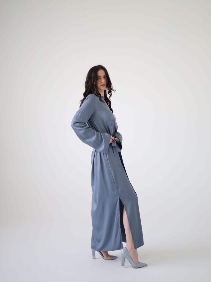 Платье Bambù из бамбука пыльно-синий