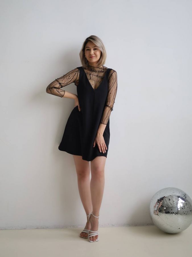 Платье Agio черное