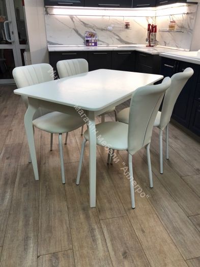 Стол KAMELOT прямоугольный 1150х700 Белый