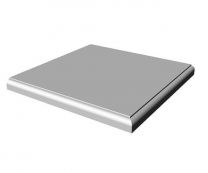 Парапет угловой (500x500x40)