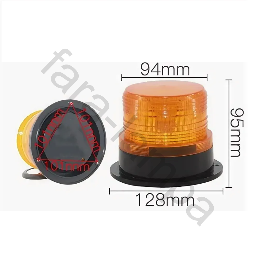 Маяк проблесковый на солнечной батарее