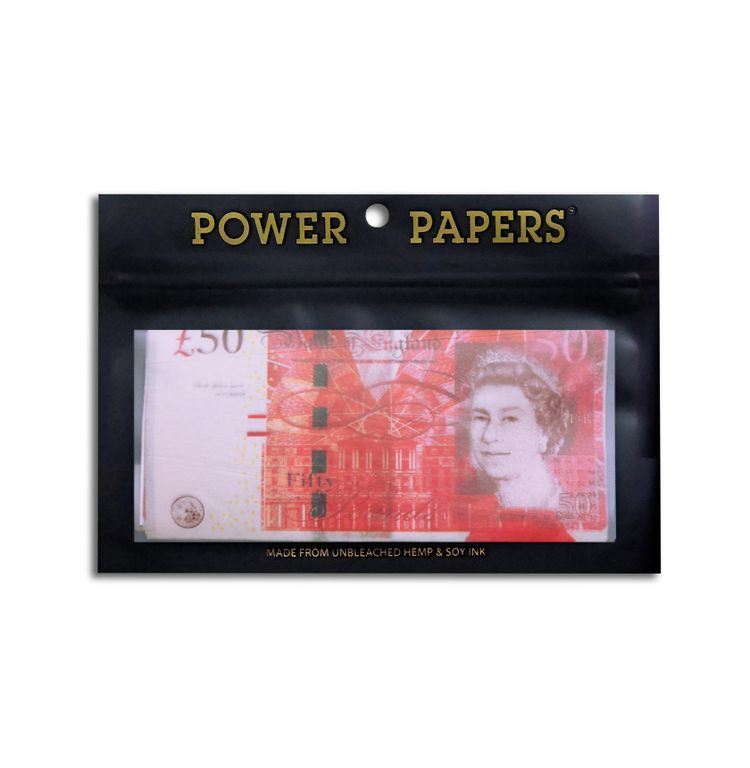 Бумажки для роллинга с типсами Power papers funts + tips