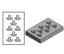 Крупноформатная тротуарная плитка «Бутон лотоса»