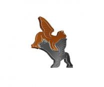 Бетонопаркет «Два крылатых льва»