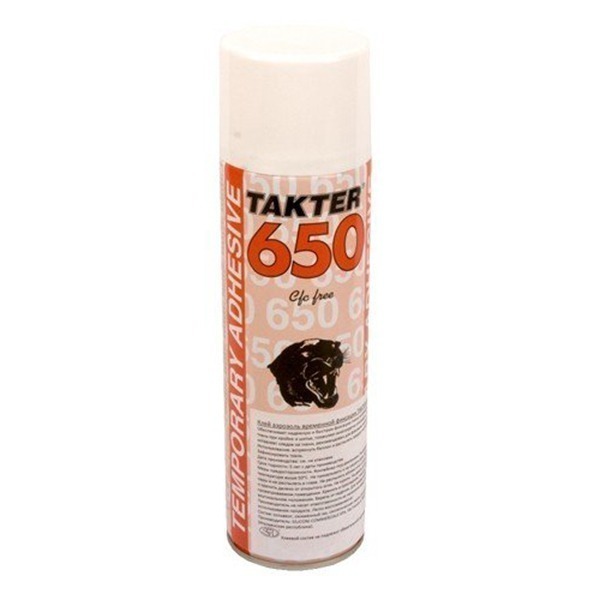 TAKTER-650 Siliconi. Клей-спрей временной фиксации. 500мл