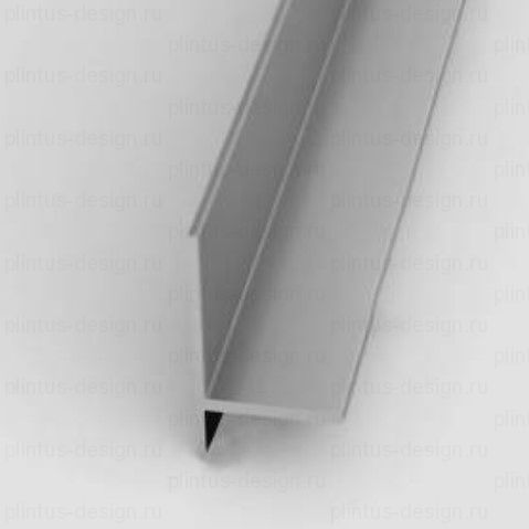 7627.01 Теневой плинтус Декопрофиль 20/30 мм, серебро матовый
