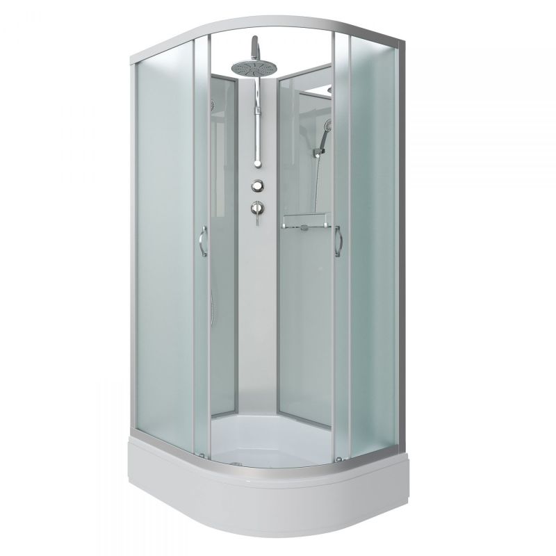 Душевая кабина Niagara NG-33394-14LBKT 130х90 средний поддон