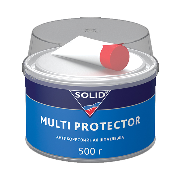 Solid MULTI PROTECTOR Антикоррозийная шпатлевка, фасовка 500гр.