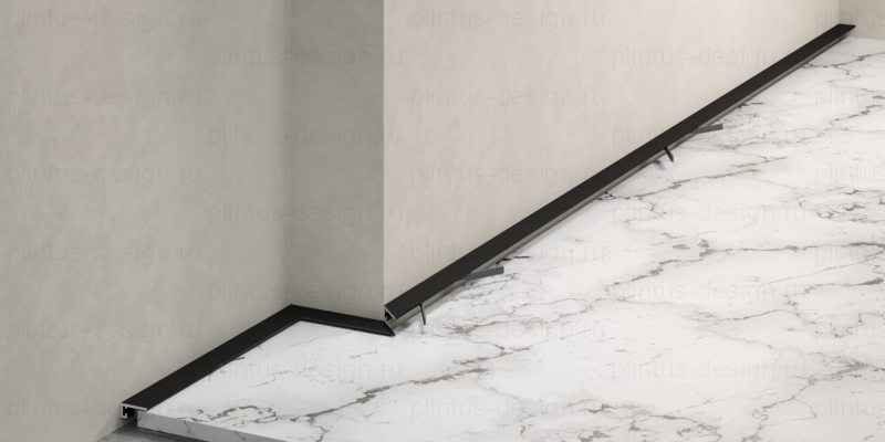 Микроплинтус Micro 11 Mini Laconistiq чёрный